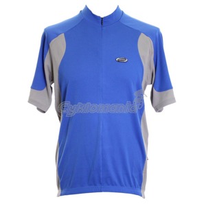 Dres BBB BBW-53 Duo Jersey modro�ed� Velice pohodln� a m�kk� 100% vl�kno z polyesteru.  
Dvoubarevn� design 
Dlouh� (+/- 30cm) YKK zip.  
4 zadn� kapsy, jedna se zipem.  
Pohodln� BBB l�mec.  
Gumov� BBB logo.  ... BBB 