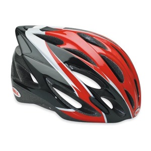 Silni�n� p�ilba Bell Furio 09 red/black Odoln� sportovn� In-mold p�ilba vhodn� i pro z�vody, to je Bell Furio. K jej�m z�kladn�m p�ednostem pat�� syst�m dvaceti ventila�n�ch otvor� a v�trac� tunely. Bell