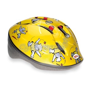 D�tsk� p�ilba Bell Zoom 10 yellow bears Rodi�e, kte�� si uv�domuj� nebezpe��, kter� na nej - men�� d�ti p�i j�zd� na kole �ek�, oslov� p�ilba se snadno ovladateln�m up�nac�m syst�mem MiniDial, pevnou a odolnou sko�epinou, v�tr�n�m,... Bell 