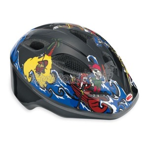 D�tsk� p�ilba Bell Splash 10 black/blue pirates Nov� d�tsk� model v nab�dce zna�ky Bell nab�z� revolu�n� up�n�n� One-Step Fit. Bell 