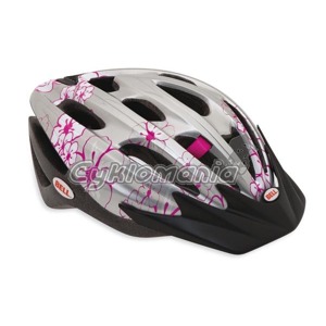 Dětská přilba Bell Cognito FS 12 silver/pink sash