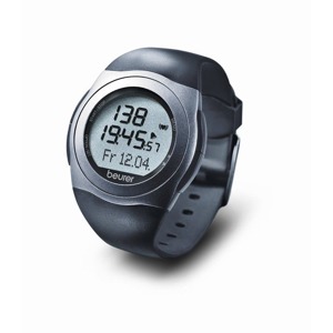 Hodinky s pulsmetrem Beurer PM 25 Hodinky s pulsom�rem, individu�ln� tr�ninkov� pl�n, nastaviteln� max srde�n� tep + pr�m�r, spot�eba kalori�, ukazatel spalov�n� tuk�, �as, dt, den, stopky, bud�k, vodot�sn� do 30 m. Beurer