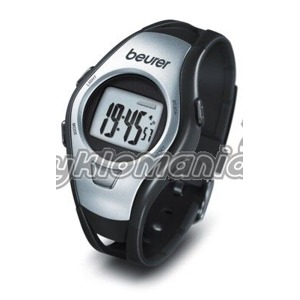 Hodinky s pulsmetrem Beurer PM 15 Sportovn� hodinky s pulsom�rem bez hrudn�ho p�su. Dotykov� m��en� pulzu na hodink�ch. Vodot�sn� do 50 metr�. Beurer