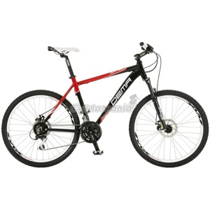 Dema Raveo 10 Horsk� kolo s kotou�ov�mi brzdami a odpru�enou p�edn� vidlic� Suntou XCM-V2. 
Velikosti: 
S - 17,5" 
M - 19,5" 
L - 21,5" DEMA 