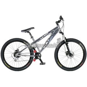 Freestyle kolo Nerro s kvalitn�m pevn�m r�mem, odpru�enou vidl�c� a diskov�mi brzdami.