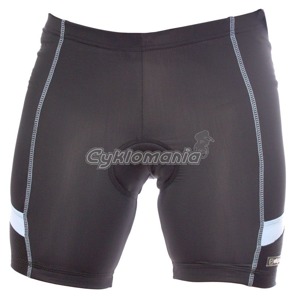 D�msk� kalhoty Etape Natty modr� Materi�l Lycra mat, nov� Line Lycra 
D�msk� st�ih 
Ploch� �vy 
Protiskluzov� silikon na nohavi�k�ch 
D�msk� elastick� vlo�ka Sweet Stretch  Etape