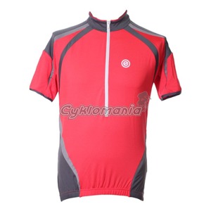 Dres LEADER kr. ruk�v - �erven� Dres z materi�lu SuperDryntex se dv�ma kapsami na z�dech. Etape