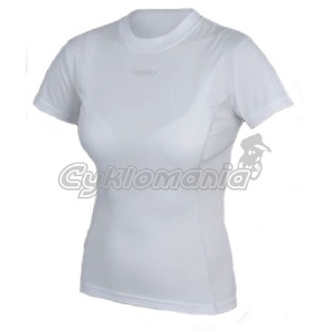 D�msk� funk�n� tri�ko Bella Velmi elastick� materi�l Coolmax a Scotchgard. 
Maxim�ln� odvod vlhkosti a p�ebyte�n�ho tepla. 
Anatomicky tvarovan� st�ih. 
Ventila�n� panely na z�dech a v podpa��.  Etape 