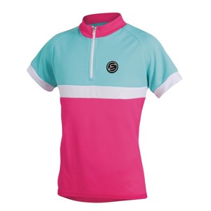 Dětský dres Etape Bambino růžová/aqua