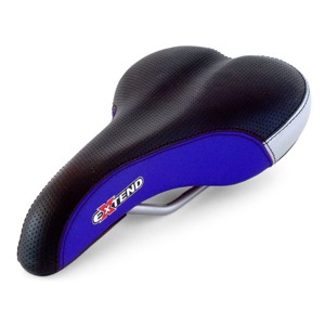 EXTEND - Sedlo MTB 270x135mm černo/modré