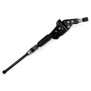 EXTEND - Stoj�nek Al zadn� 24-28" �er.univ. Mezn� d�lky stojky: 26 - 30,5 cm 
Mezn� d�lky od r�mu: 33 - 37,5 cm 
Materi�l: hlin�k 
Uchycen�: na 2 trubky r�mu, st�hnut� 3 �rouby 
Zakon�en�: hlin�kov� patka s vroubky ... Extend