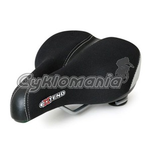 EXTEND - Sedlo Touring 245X180mm lycra + reflexní zadní plocha