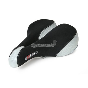 EXTEND - Dámské sedlo Touring 260x170mm lycra + reflexní plocha
