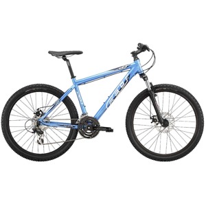 Horsk� kolo Felt Q220 sv�tle modr� Horsk� kolo s odpru�enou vidlic� a kotou�ov�mi brzdami. Felt