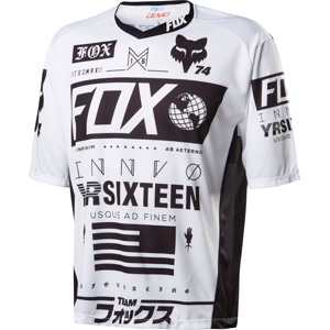 Volný dres Fox Demo Union S/S Jersey White