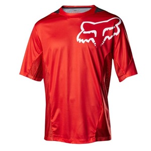 Volný dres Fox Demo S/S Jersey Red/Black