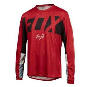 Dres Fox Indicator L/S Jersey Drafter Dark Red