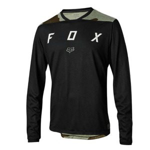 Dres Fox Indicator L/S Jersey Mash Camo Black