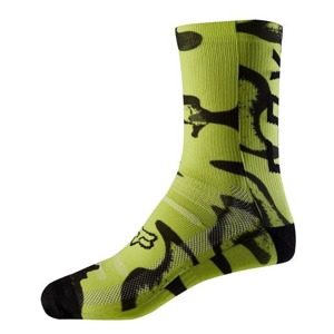 Ponožky Fox Racing Print Trail 8" Yellow/Black