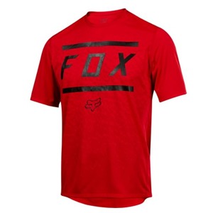 Dres Fox Ranger S/S Jersey Bars Bright Red