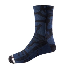 Ponožky Fox Racing Print Trail 8" Navy/Grey
