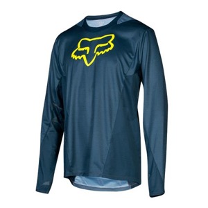 Volný dres Fox Demo L/S Jersey Camo Burn Midnight