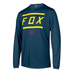 Dres Fox Ranger L/S Jersey Bars Midnight