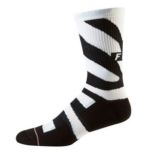 Ponožky Fox Racing Trail Cushion 8" Zebra