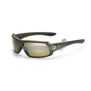 Br�le Giro Instigator 3 Slune�n� br�le Giro s obru�kami kolem cel�ch �o�ek z lehk�ho a odoln�ho materi�lu, kter� jsou kompatibiln� s dioptrick�mi skly. 8-mi vrstv� polykarbon�t True Sight. Giro