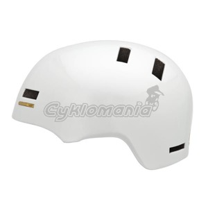 Downhill/BMX p�ilba Giro Section 10 white/gold Novinka roku 2010. Ultralehk� p�ilba (o 150 gram� leh�� ne� Flak) se skatov�m designem je ur�en� nejen pro dirt jump a street. Sv� p�iznivce si najde i mezi t�mi, kte�� kolo pou��vaj� jako m�stsk�... Giro 