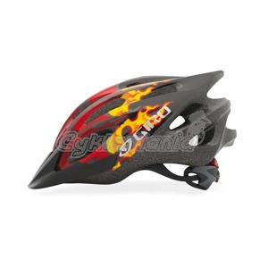 D�tsk� p�ilba Giro Flume 10 red/black dragon flames