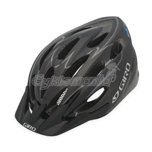 Sportovn� p�ilba Giro Indicator 10 black/pewter Ryze sportovn� tvar v modern�m designu, vynikaj�c� ventila�n� schopnosti d�ky dvaceti otvor�m. Snadno odn�mateln� �t�tek d�v� modelu Indicator dobr� p�edpoklady pro pou�it� na silnici, na �zk�ch... Giro
