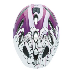 D�tsk� p�ilba Giro Spree 10 lavender bunnies D�tsk� p�ilba Spree se tak� inspirovala u dosp�l�ch MTB model�. Nov� up�nac� syst�m One-Step Fit p�in�� sna��� a rychlej�� usazen� na hlav� bez nutnosti �prav p�sk�. Giro 