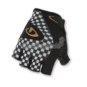 Rukavice Giro Monaco black/gold checkers Letn� rukavice Giro s nejnov�j��mi technologiemi. Dla� rozd�len� na 3 ��sti s v�stelkou s Technogelu pro tlumen� vibrac� a roznos tlaku z ��d�tek. Zap�n�n� na such� zip a poutko pro snadn�j��... Giro 