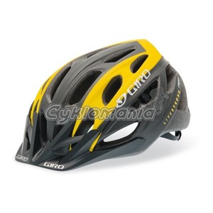 Sportovní přilba Giro Rift 12 matte black/yellow Livestrong