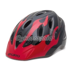 Dětská přilba Giro Rascal 12 red/black flames