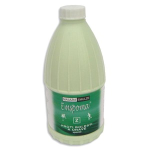 Masážní emulze Emspoma proti únavě a bolesti 1000 ml