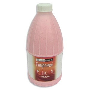 Masážní emulze Emspoma hřejivá 1000 ml