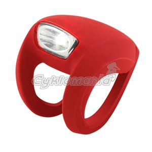 Světlo přední Knog Frog Strobe červené