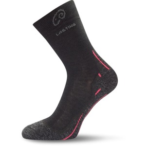 Merino ponožky Lasting WHI černá