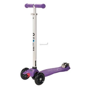 Kolob�ka Micro Maxi T purple Maxi Micro je pro v�echny d�ti, kter� jsou u� p��li� velk� pro Mini Micro. Jednodu�e obsluhovateln� teleskopick� ty� zaji��uje v�razn� pocit ze surfov�n�. S T-��d�c� ty�� je te� ��zen� je�t�... Micro