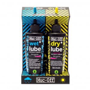 Mazivo Muc Off Wet + Dry Lube 120ml Twin Pack