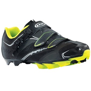 MTB tretry Northwave SCORPIUS SRS black-yellow fluo