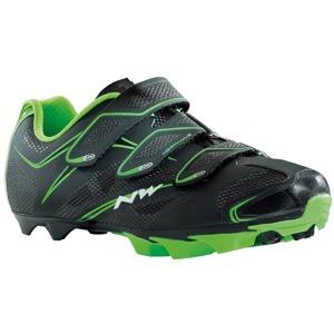 MTB tretry Northwave SCORPIUS 3S black-green fluo