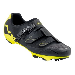 MTB tretry Northwave SCREAM SRS black-yellow fluo