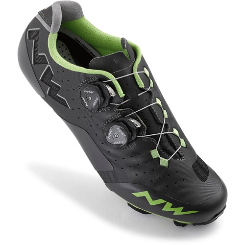 MTB tretry Northwave REBEL anthracite-acid green