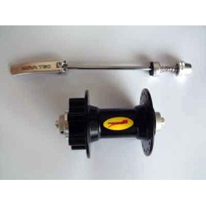 N�boj Novatec D041SB, p�edn�, 36 d�r, �ern� Rychloup�n�k 
Materi�l: AL 
Rozm�ry: 9x100x108 
D�r: 36 
Hmotnost: 216 g 
Barva: �ern� 
Pou�it�: MTB/Cross, pro kotou�ov� brzdy Novatec
