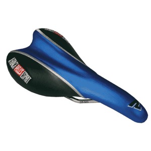 Sedlo Pell's SPEEDY Cr-Mo modr� V�konn� silni�n� a XC z�vodn� sedlo, v�ha: 225 g, velikost 270 x 140 mm. Pell's
