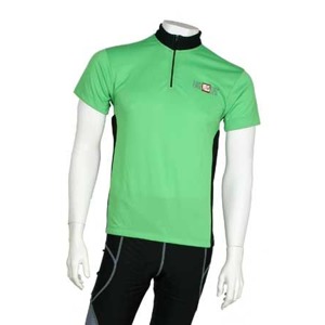 Dres BASIC, kr�tk� ruk�v, zelen�/�ern� Anatomick� st�ih 
T�i prostorn� kapsy 
Mal� �tvrt� kapsa se zipem 
Materi�l: 100% polyester  Pell's 