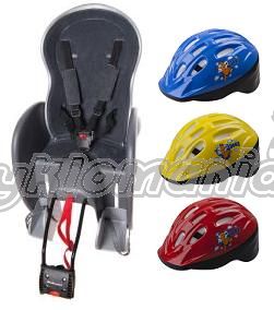 D�tsk� seda�ka POLISPORT Wallaby Deluxe + D�tsk� p�ilba POLISPORT Joey Samonosn�, polohovateln� z�da, p�tibodov� p�s, dokonal� ergonomie pro v�s a va�e d�t�. Seda�ka je polohovateln�. D�tsk� p�ilba univerz�ln� velikosti za ak�n� 1 K� k seda�ce. Polisport